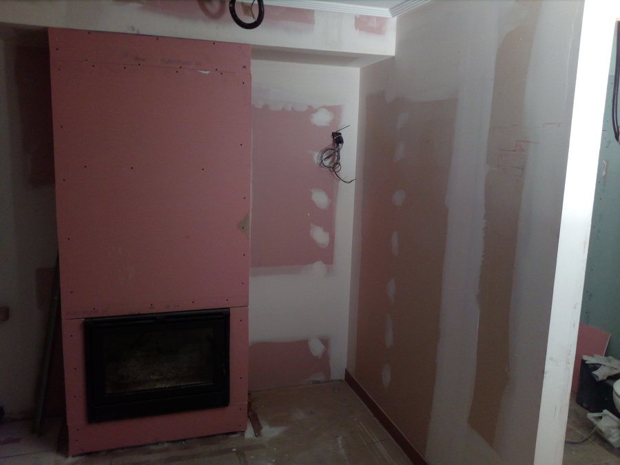 Revestimiento de hogar encastrado