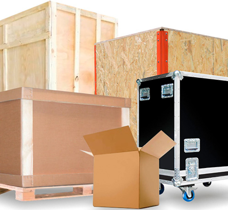 Diferentes clase de embalajes