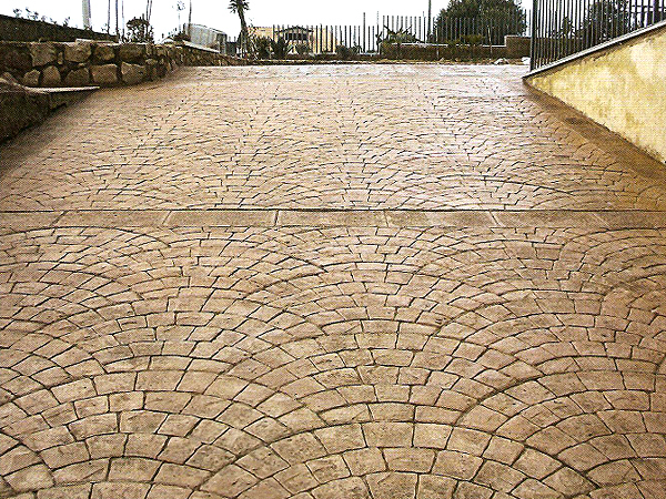 foto pavimento de hormigon impreso