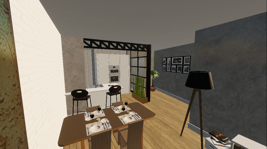 PROYECTO 3D PISO 80M