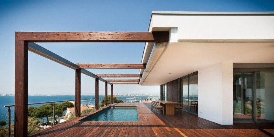 Casa estructura de madera