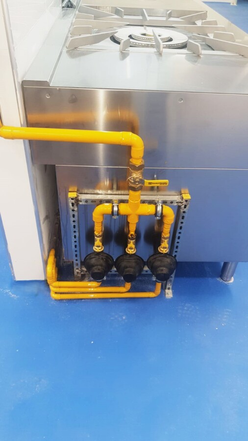 Colector regulación Gas Restaurante