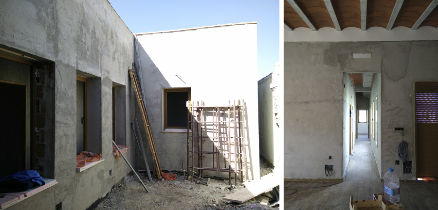 Vivienda unifamiliar en construcción