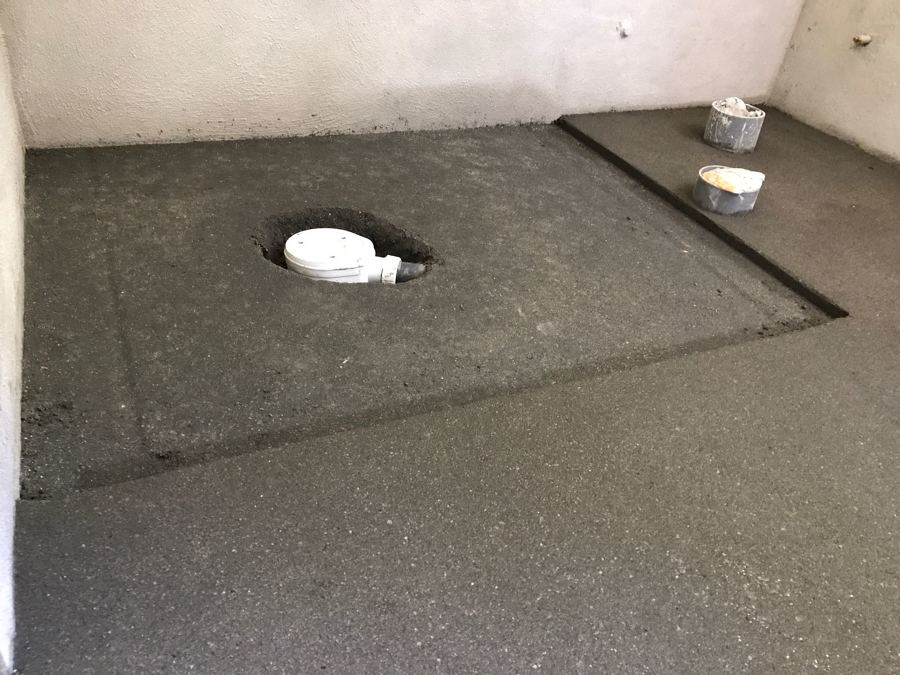 DETALLE DE COLOCACIÓN DE PLATO DE DUCHA