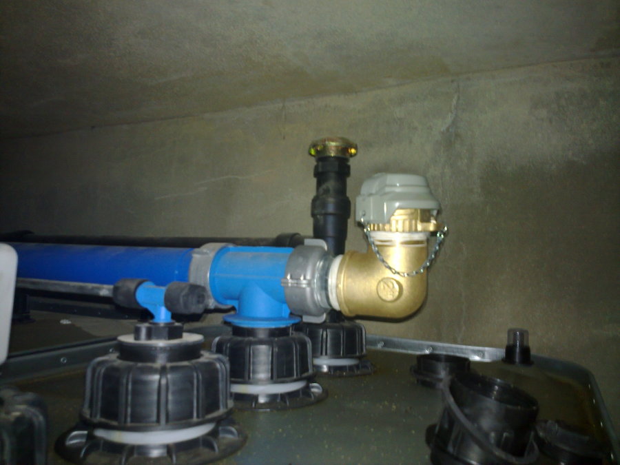 sistema de llenado de los depositos