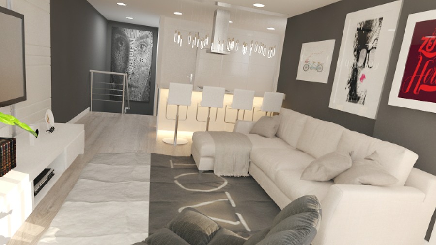 Reforma de sala y cocina en Barcelona