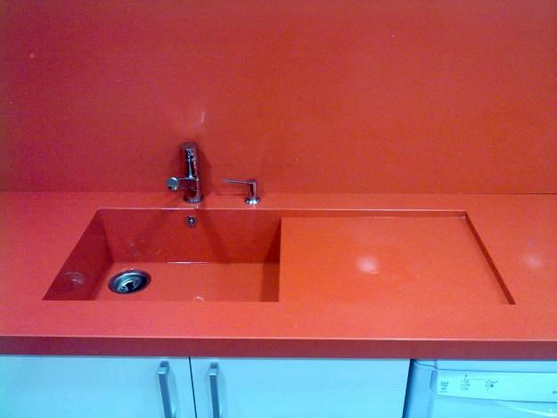 FREGADERO SILESTONE CON PLANO INCLINADO