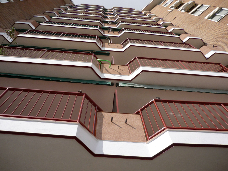 Frente de balcones