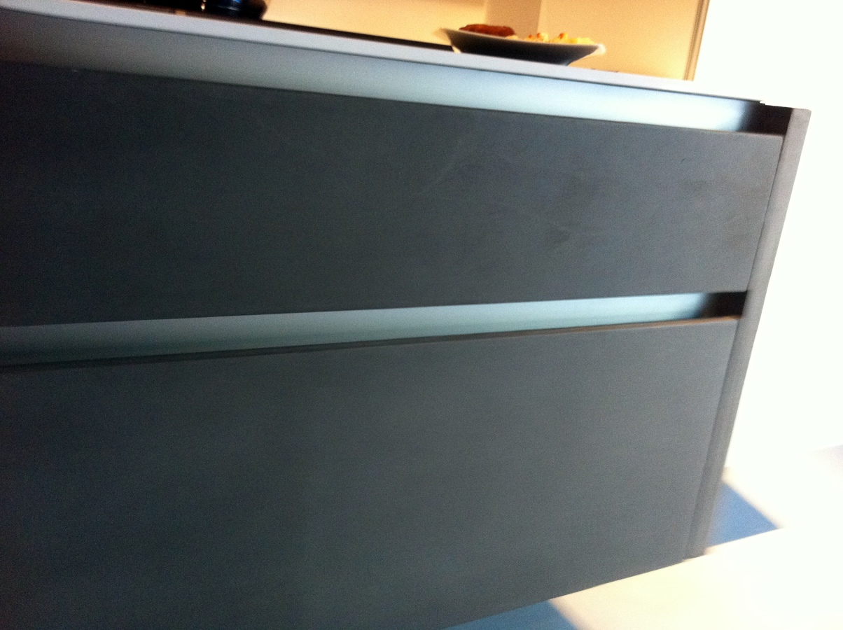 Reforma cocina en cemento pulido