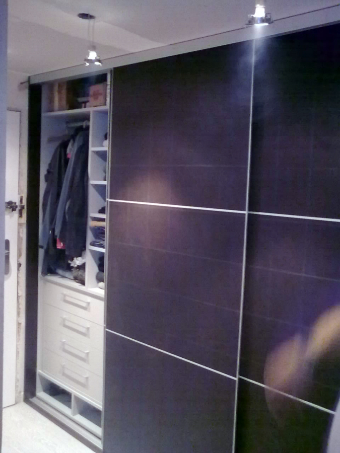 Frente e interior de armario a medida