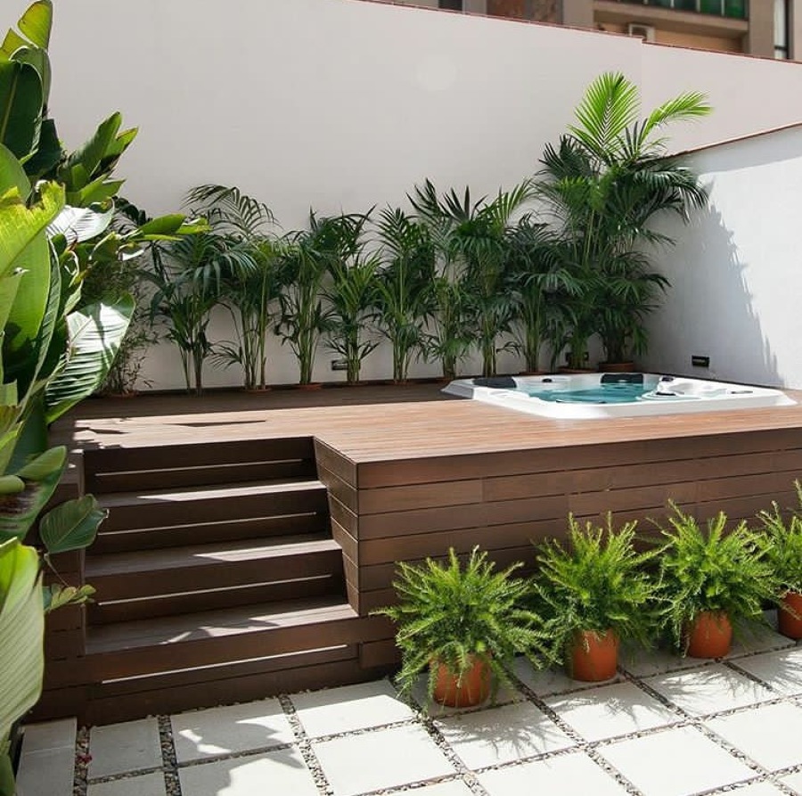 Patio privado en Barcelona