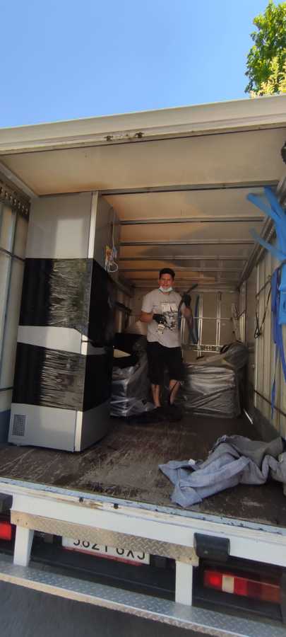 frigorifico y muebles salón