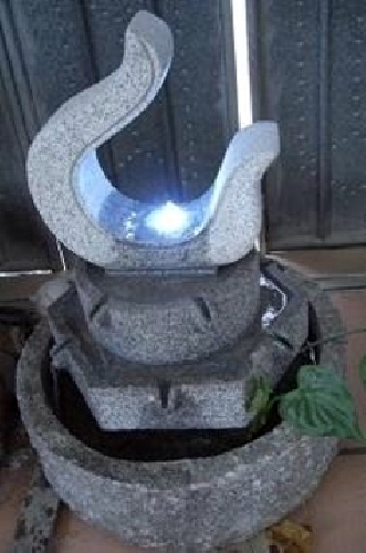 FUENTE DE GRANITO CON LUZ LED