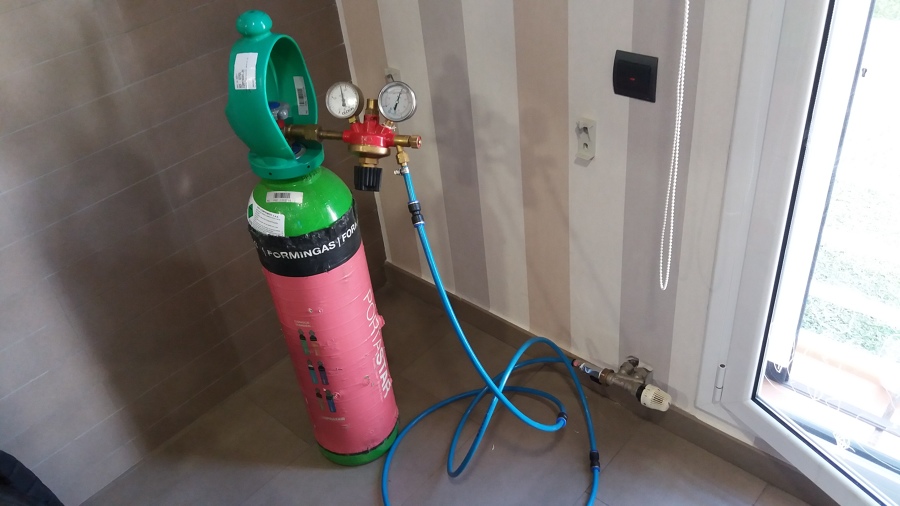 metodo para localizar fuga en circuito de calefacción