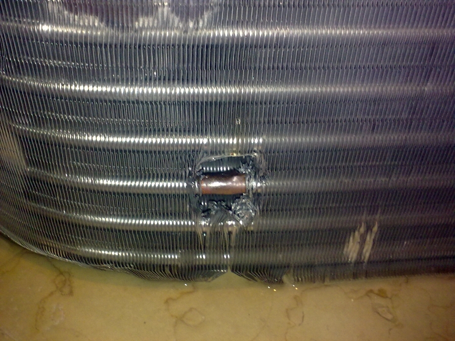 fuga encontrada y reparada 1