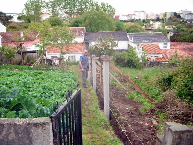 fundicion de muro y paso