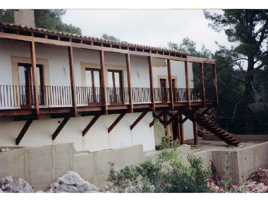 Galeria exterior en viviendas 