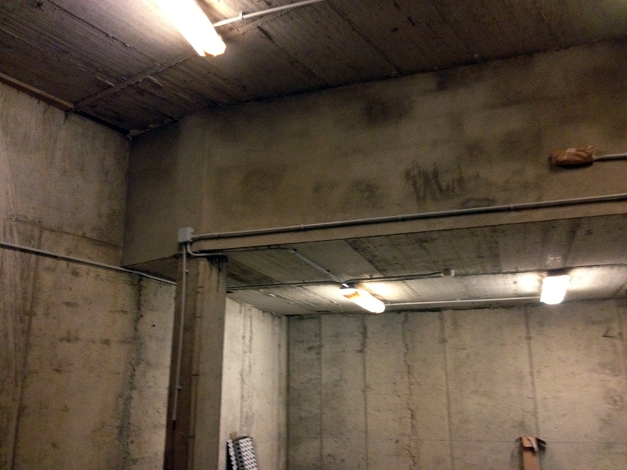 garaje antes de pintar