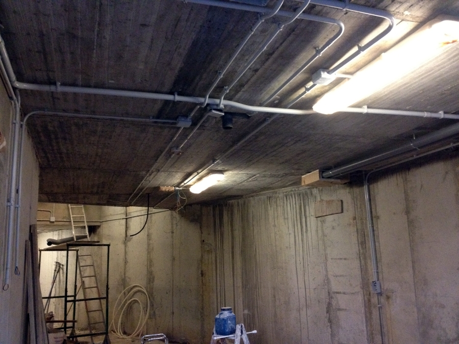 garaje antes de pintar