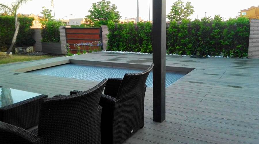 tarima exterior sintetica