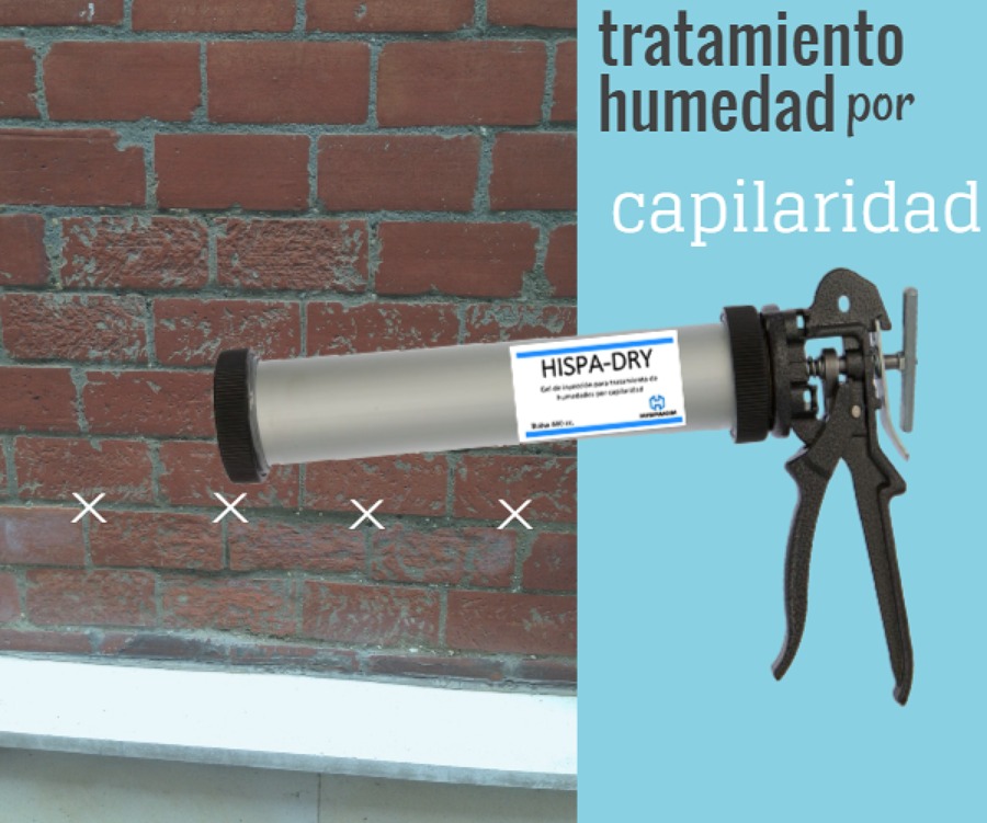 Gel para paredes antihumedad HISPA-DRY