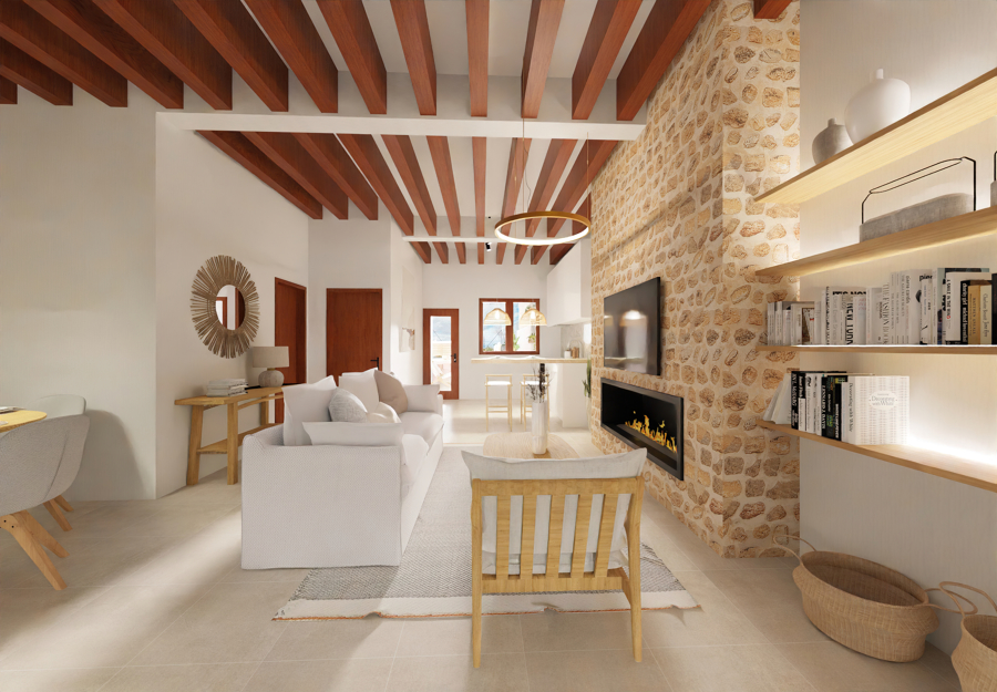 Transformación de un Salón en mal estado pero con un gran Potecial