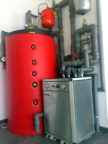 Geotermia de la marca SDEEC con captacion horizontal