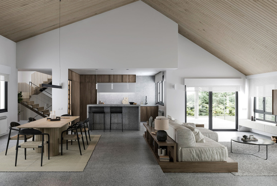 Reforma de cocina y salón en Cabueñes, Gijón