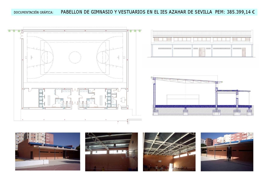 Gimnasio IES Azahar (Sevilla)