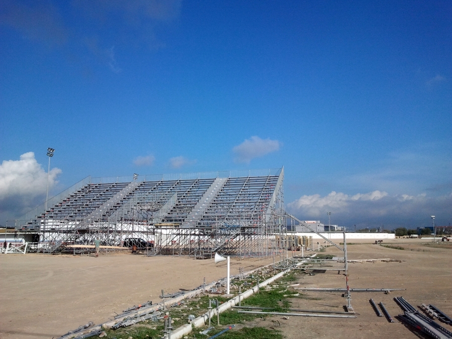 gradas y tribunas para espectaculo