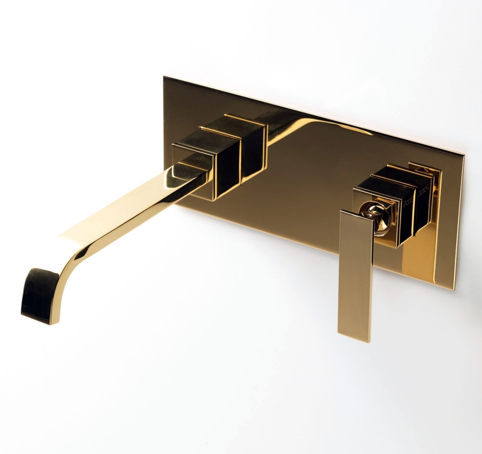 griferia de lujo en dorado de ponsi