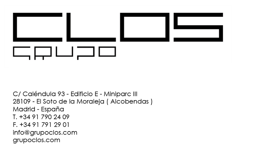 GRUPO CLOS LOGO Y DIRECCIÓN