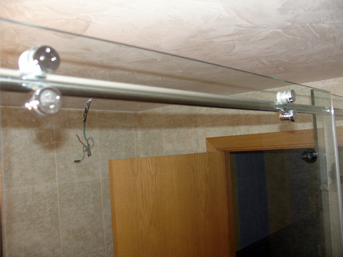 guia Mampara de inox.