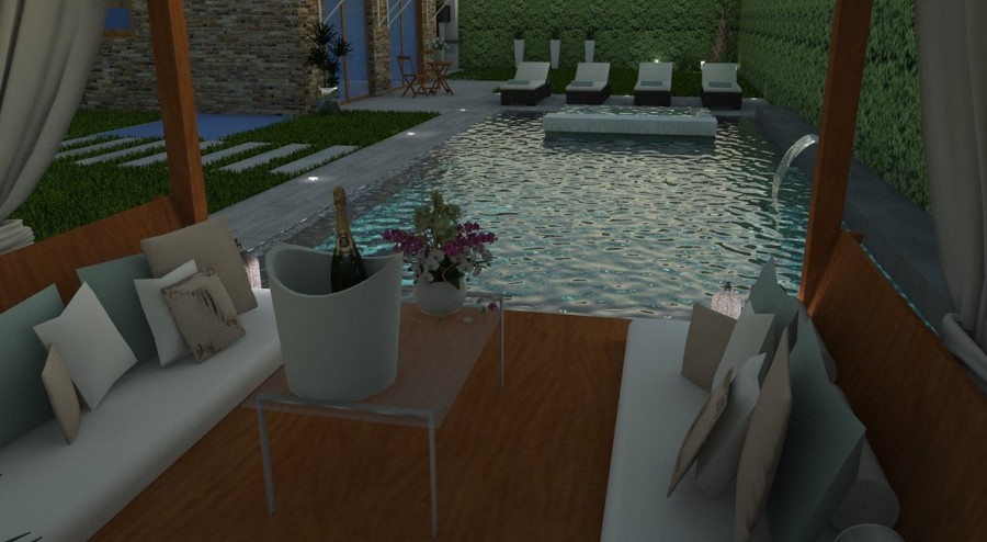 Diseño de jardin 3D