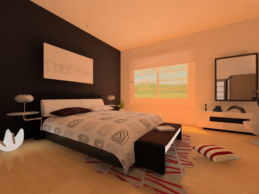 Habitación atardecer