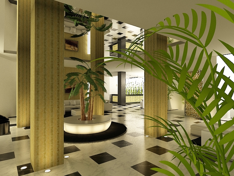 Hall de Entrada Hotel Andalucía