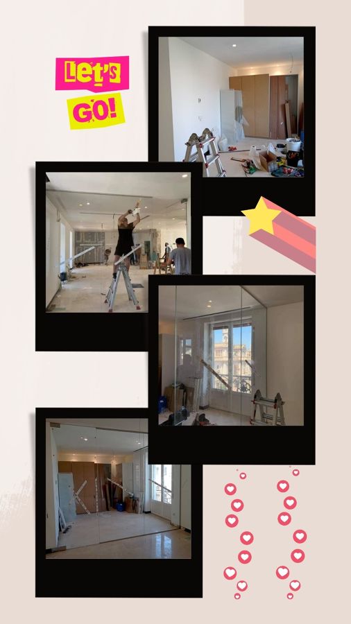 Proyecto de Puerta y fijo acristalado