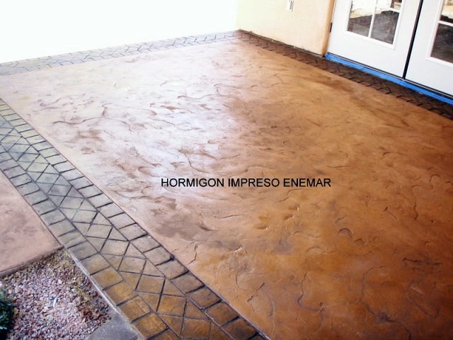 Hormigon impreso Enemar en Madrid