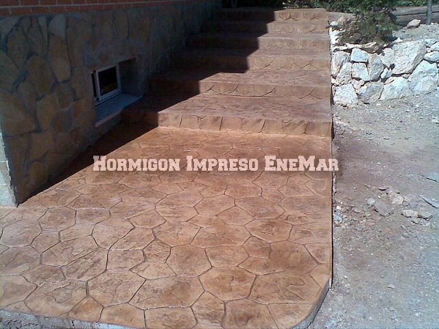 Hormigon impreso Segovia Enemar