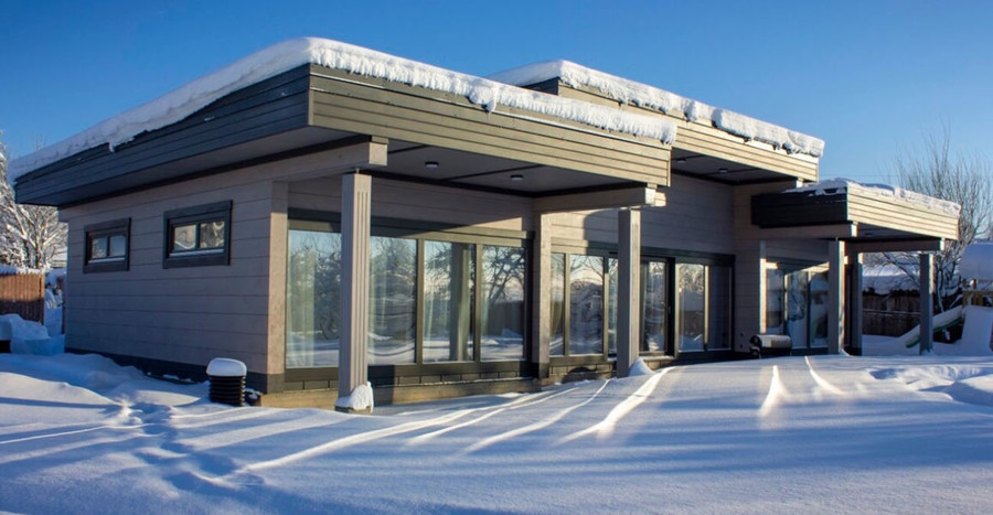 Chalet de madera - Fachada