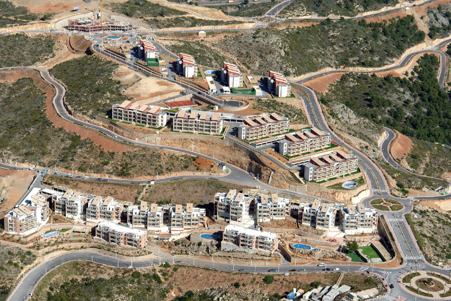 URBANIZACION Y ZONAS INTERIONES ESTRUCTURA BLOQUES DE APARTAMENTOS