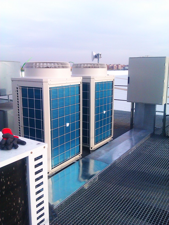 Instalación de volumen variable en oficinas