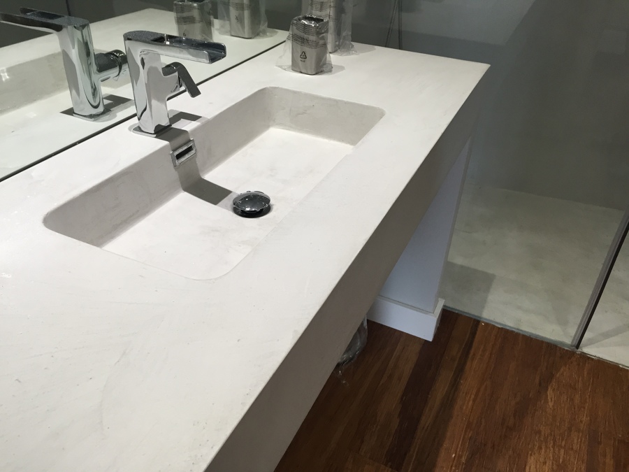 Lavabos en microcemento