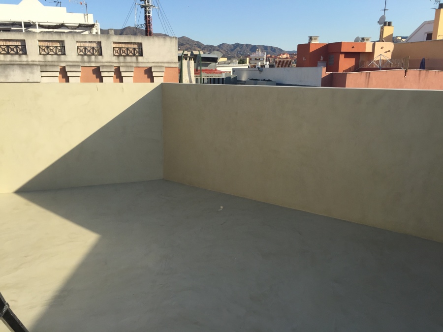 Exteriores en microcemento