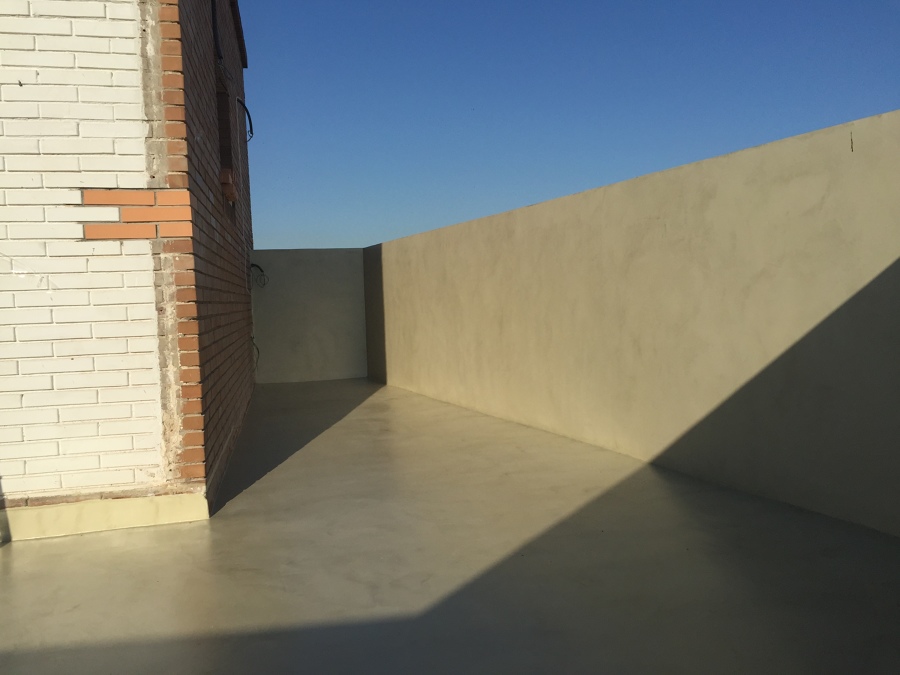 Exterior en microcemento