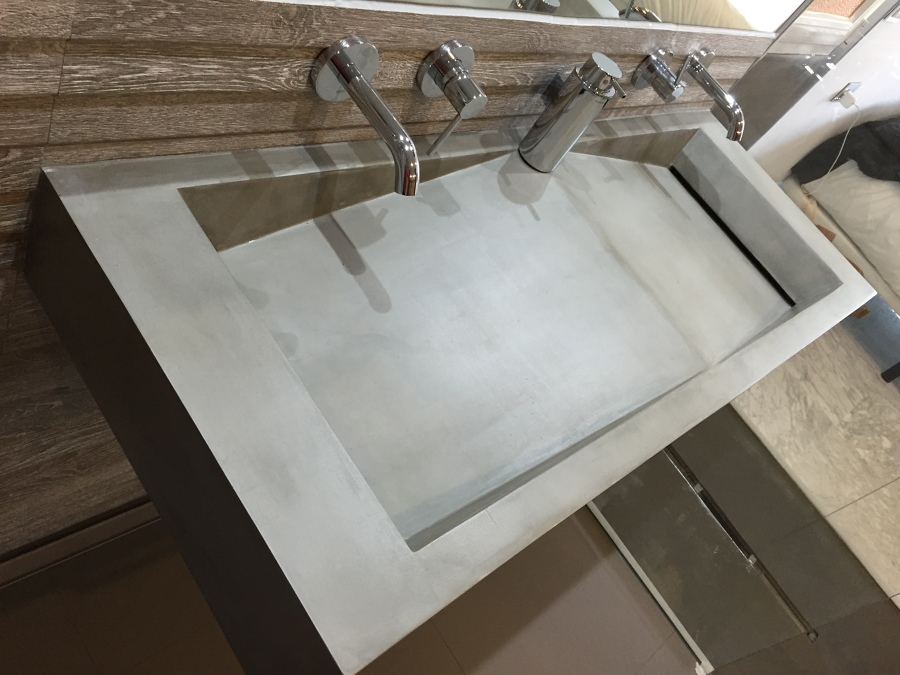 Lavabos de microcemento