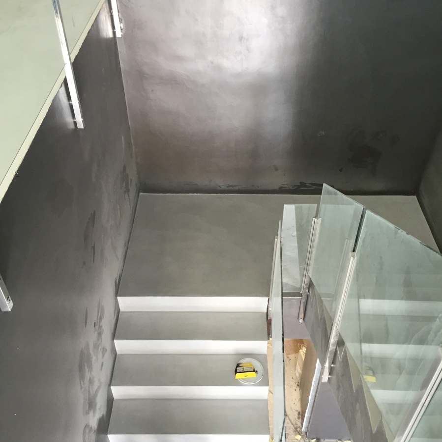 Escalera Microcemento