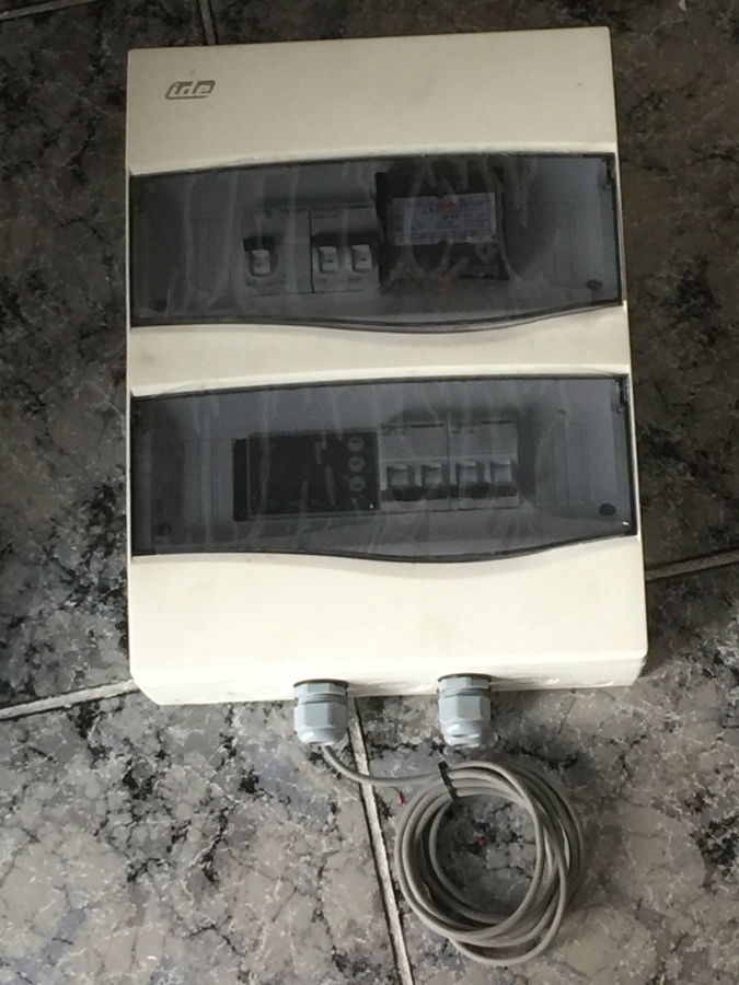 Cuadro control compuertas climatizacion