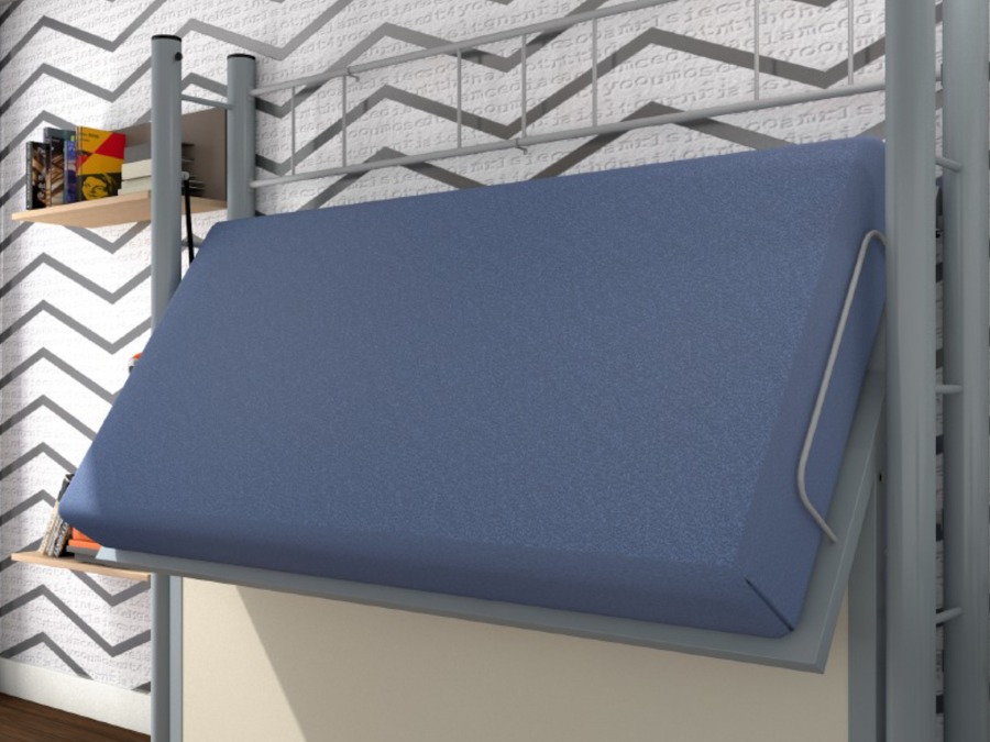 LITERA ABATIBLE HORIZONTAL METALICA 90 x 190