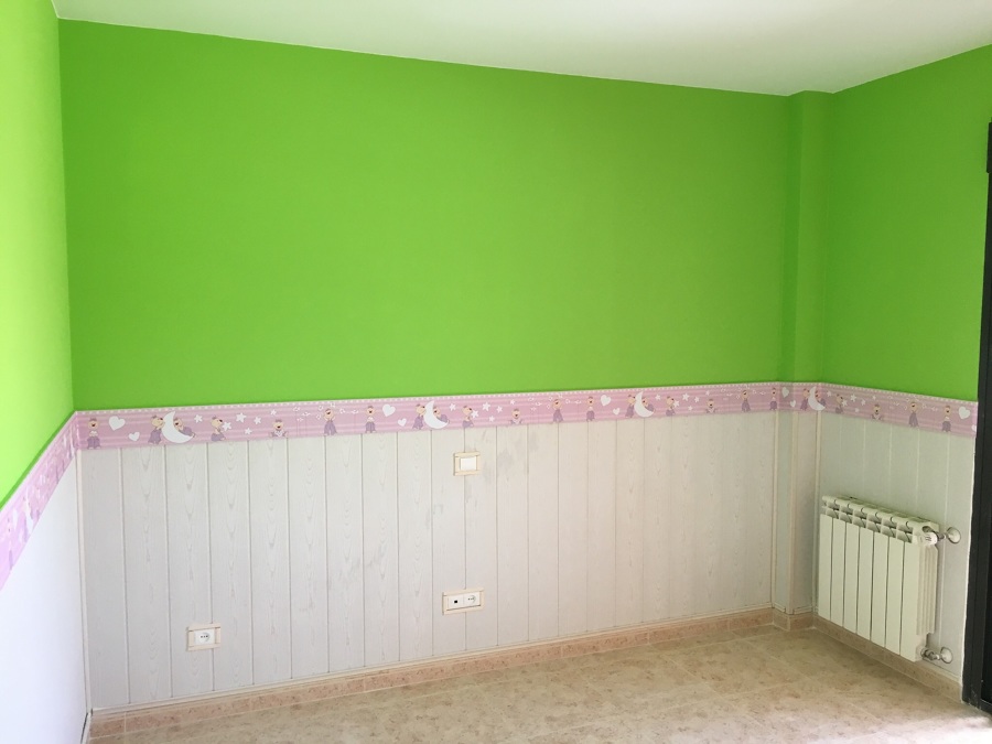 Friso, alisado y pintura de habitacion 2
